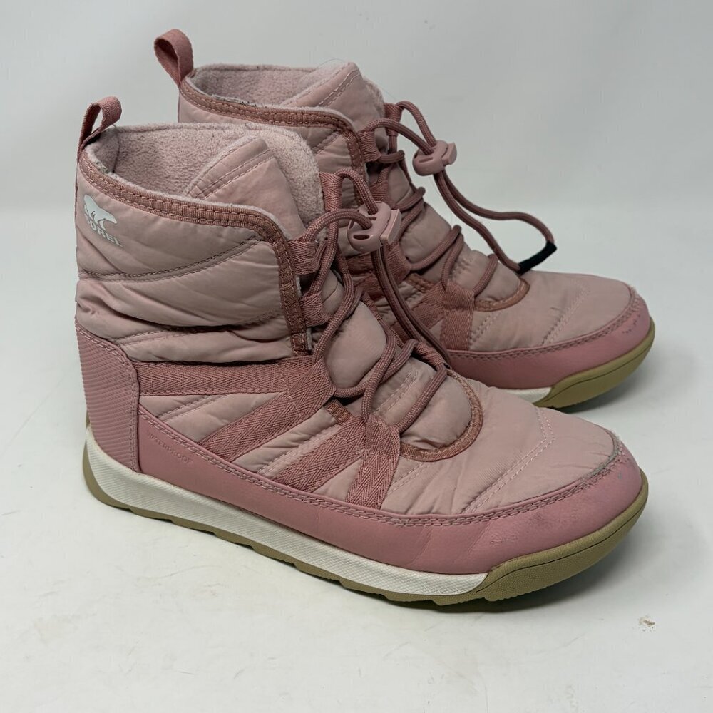Sorel youth snow boots pink 5 girls